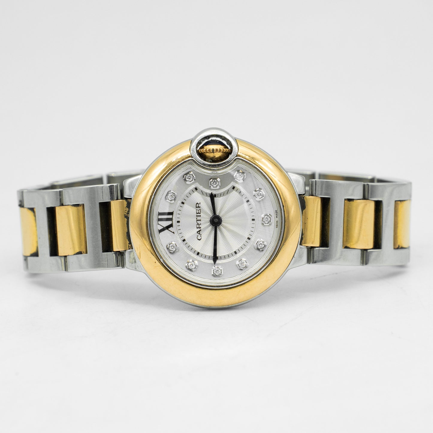 Cartier Ballon Bleu Combination W3BB0005 Silver Dial Rose Gold