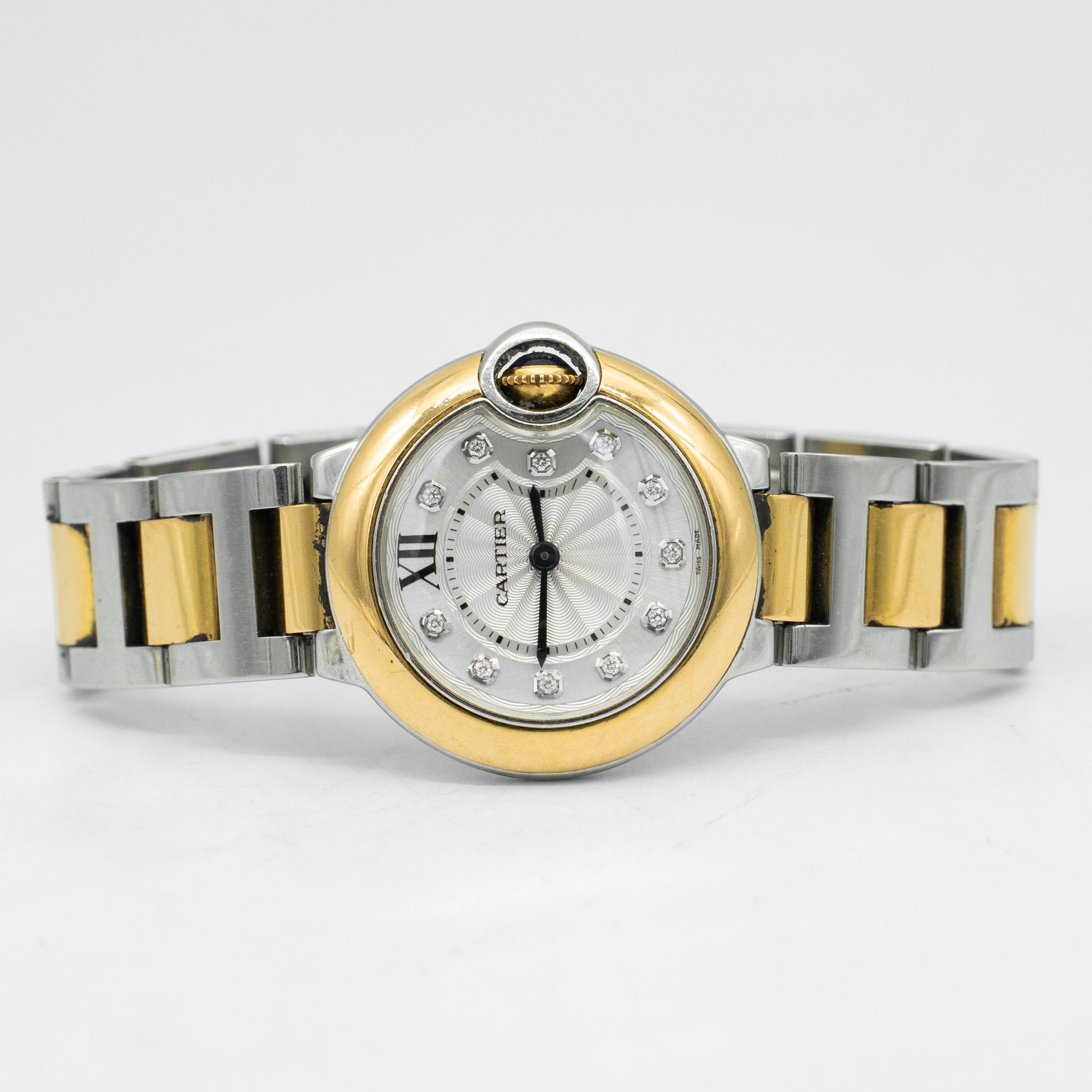 Cartier Ballon Bleu Combination W3BB0005 Silver Dial Rose Gold
