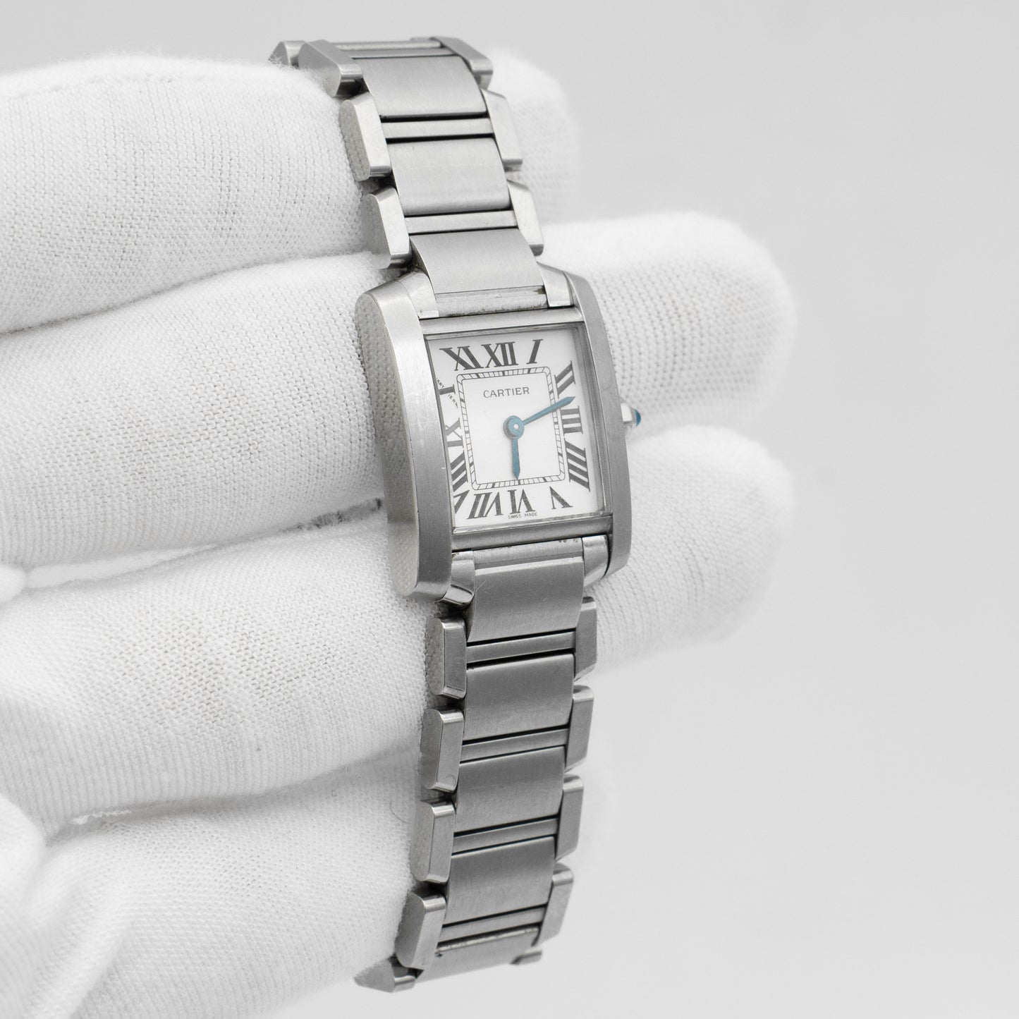 Cartier Tank Francaise 2384 W51008Q3 Stainless Steel 20mm Ladies' Quartz