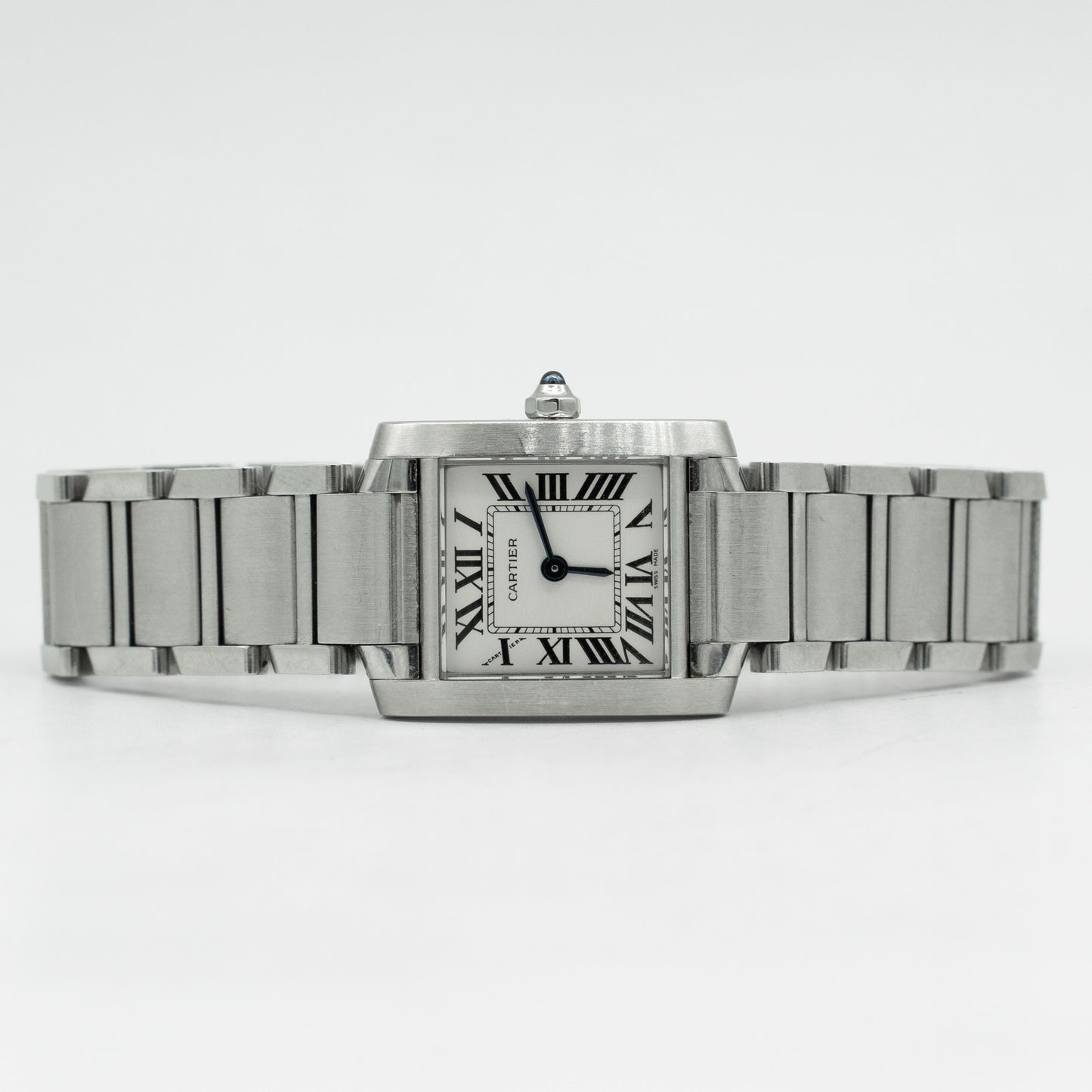 Cartier Tank Francaise 2384 W51008Q3 Stainless Steel 20mm Ladies' Quartz