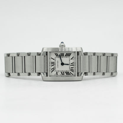 Cartier Tank Francaise 2384 W51008Q3 Stainless Steel 20mm Ladies' Quartz