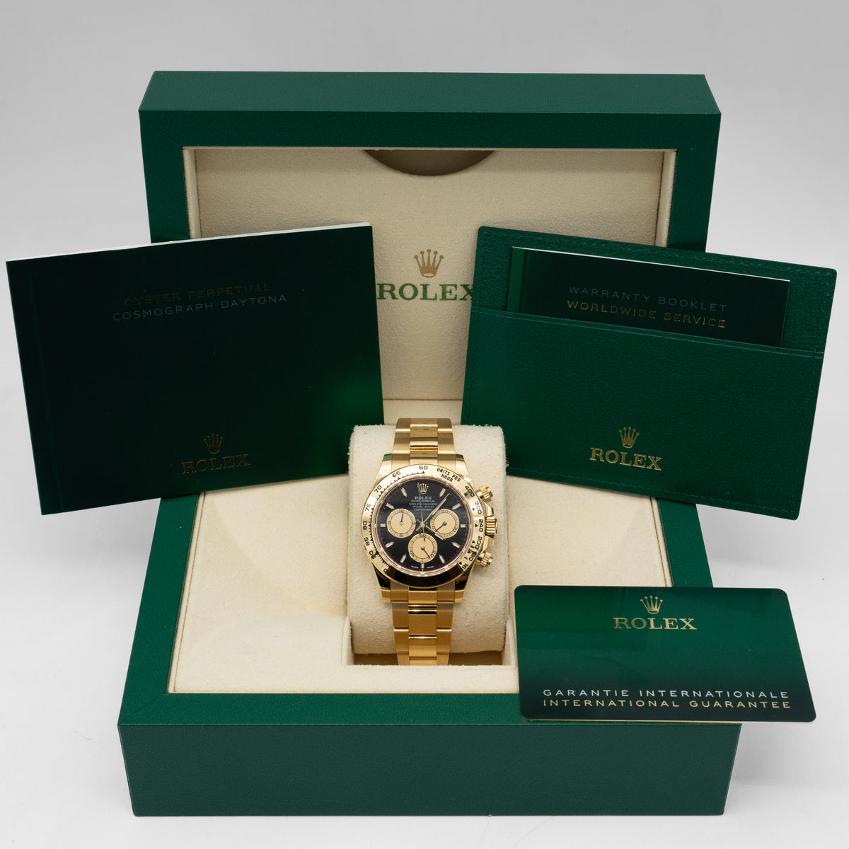 Rolex Daytona 40mm 126508 18K Yellow Gold Black Dial