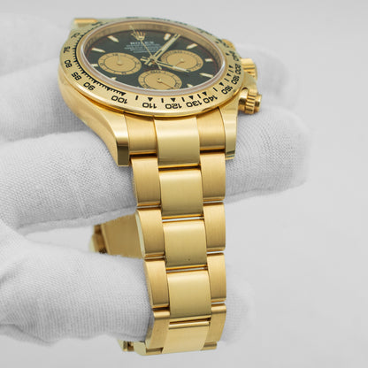 Rolex Daytona 40mm 126508 18K Yellow Gold Black Dial