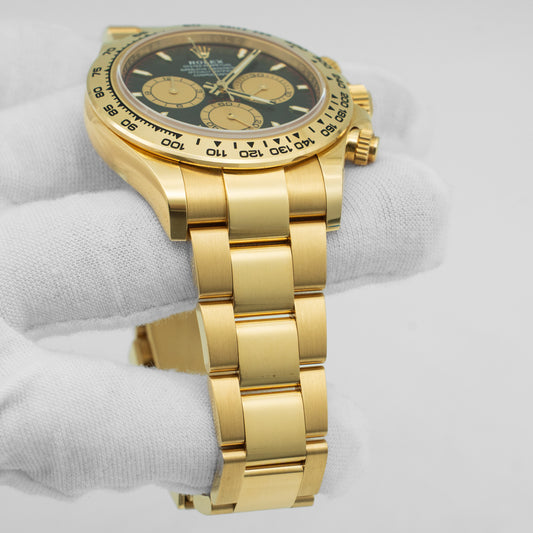 Rolex Daytona 40mm 126508 18K Yellow Gold Black Dial