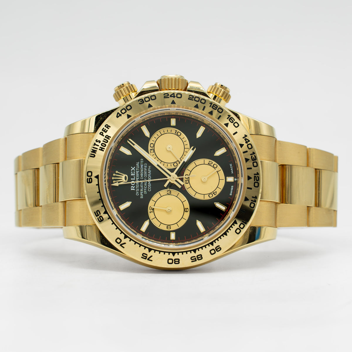 Rolex Daytona 40mm 126508 18K Yellow Gold Black Dial