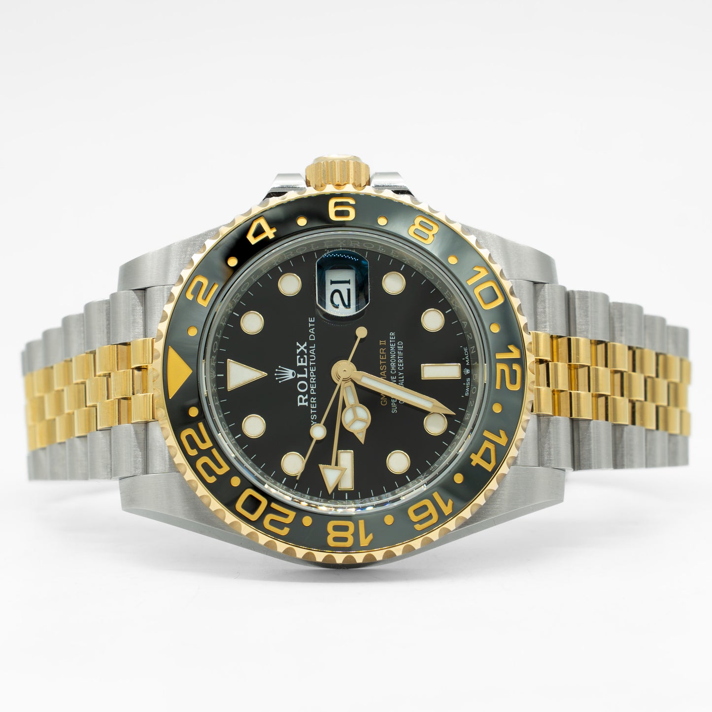 Rolex GMT-Master II Zombie Bumblebee 126713GRNR Jubilee 40mm