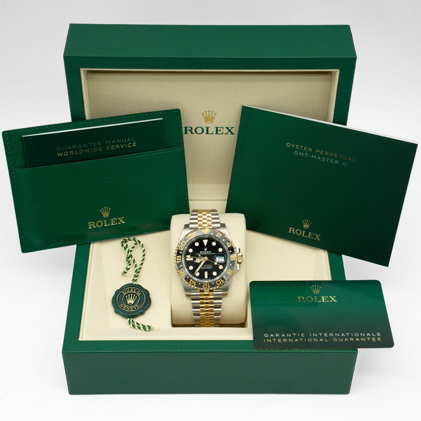Rolex GMT-Master II Zombie Bumblebee 126713GRNR Jubilee 40mm