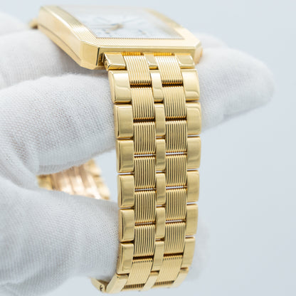 Piaget YG Protocol Chronograph 14254 Yellow Gold White Dial