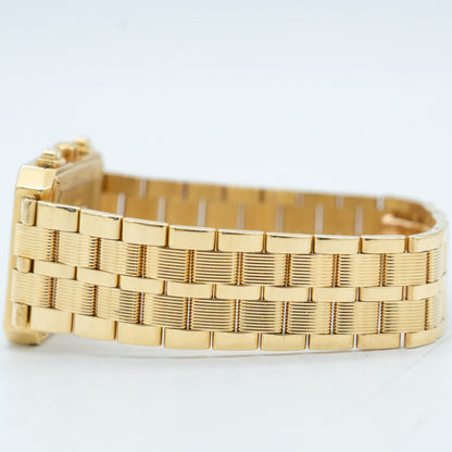 Piaget YG Protocol Chronograph 14254 Yellow Gold White Dial