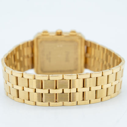 Piaget YG Protocol Chronograph 14254 Yellow Gold White Dial