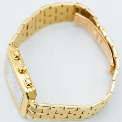 Piaget YG Protocol Chronograph 14254 Yellow Gold White Dial