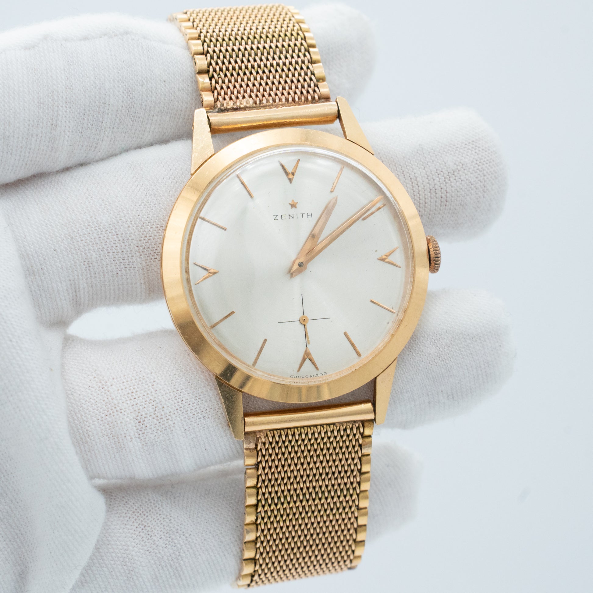 Zenith 18K Yellow Gold Silver Dial