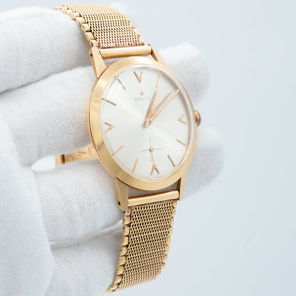Zenith 18K Yellow Gold Silver Dial