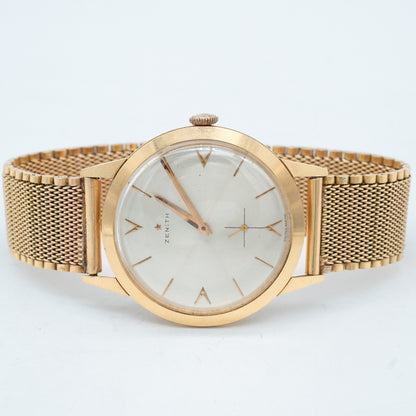 Zenith 18K Yellow Gold Silver Dial