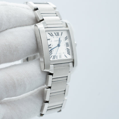 Cartier Tank Francaise 2302 Automatic Stainless Steel 28mm
