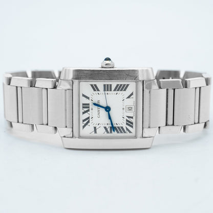 Cartier Tank Francaise 2302 Automatic Stainless Steel 28mm