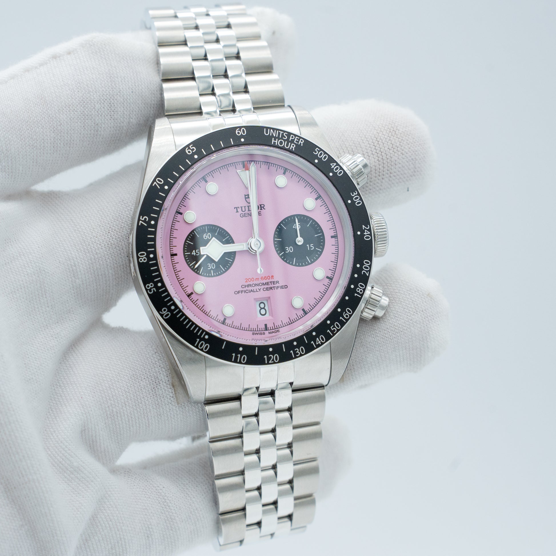 Tudor Black Bay Chrono 41mm PINK Steel JUBILEE 79360N