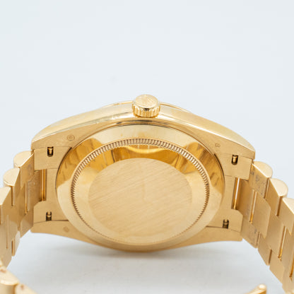 Rolex Day-Date 40mm Factory Champagne Baguette Diamond 228238