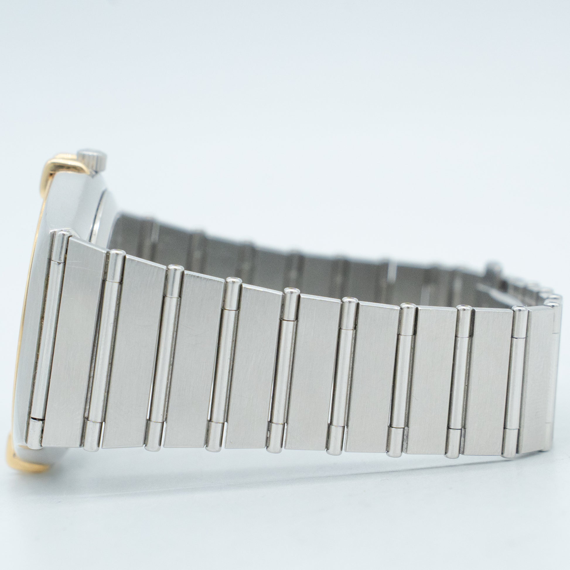 Omega Constellation Yellow Gold White Dial Stainless Steel