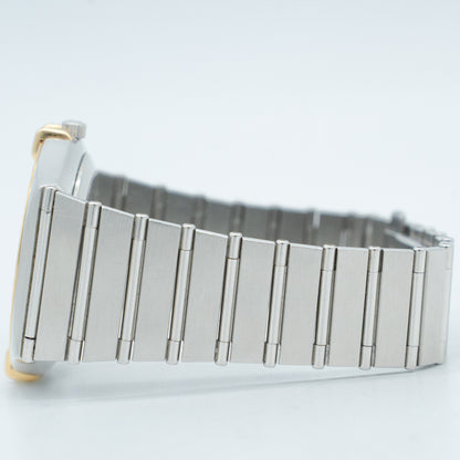 Omega Constellation Yellow Gold White Dial Stainless Steel