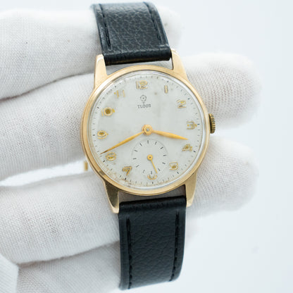 Tudor Royal 12856 Yellow Gold Silver Dial 31mm