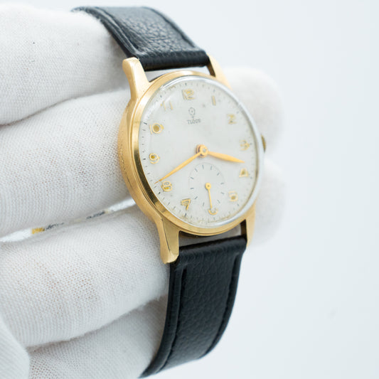 Tudor Royal 12856 Yellow Gold Silver Dial 31mm