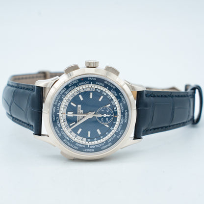 Patek Philippe World Time Chronograph 5930G-010 Blue Dial