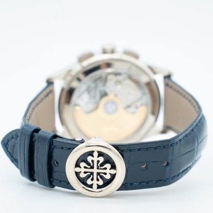 Patek Philippe World Time Chronograph 5930G-010 Blue Dial