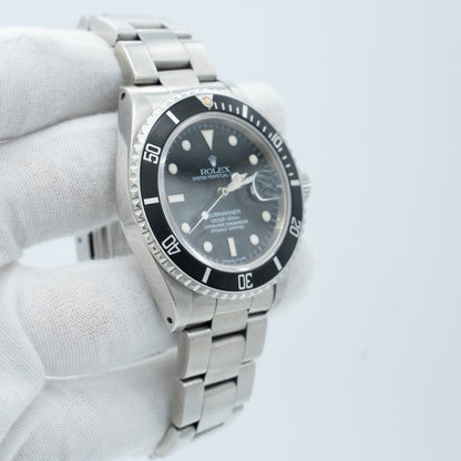 Rolex Submariner Date 16800 Spider Dial 40mm