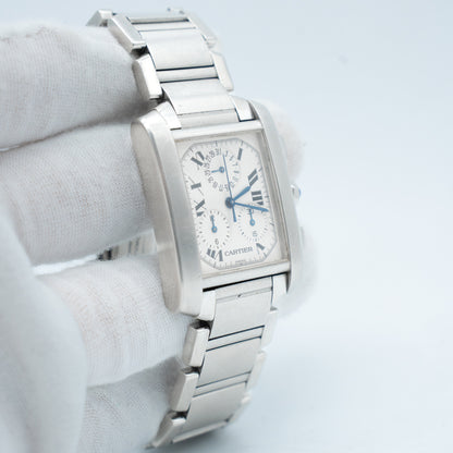 Cartier Tank Française 2303 White Dial