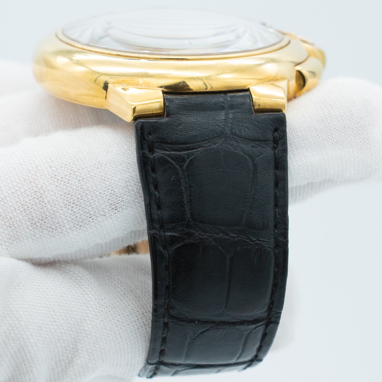 Cartier Ballon Bleu W6920007 44mm 18K Yellow Gold Silver Dial