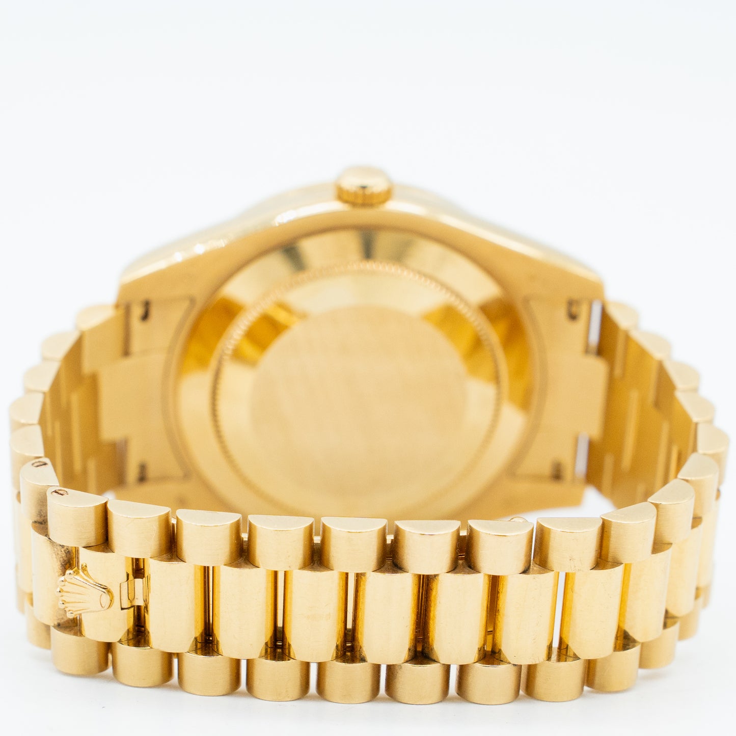 Rolex Day-Date II White Roman Dial Factory Diamond 41mm 218348