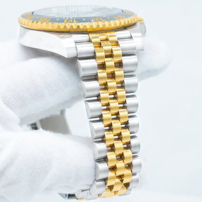 Rolex GMT-Master II Bumblebee 126713GRNR Jubilee Black Dial 40mm