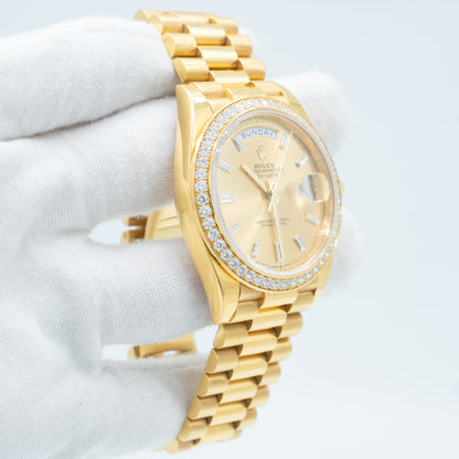Rolex Day-Date 40mm President 228348 Factory Diamonds