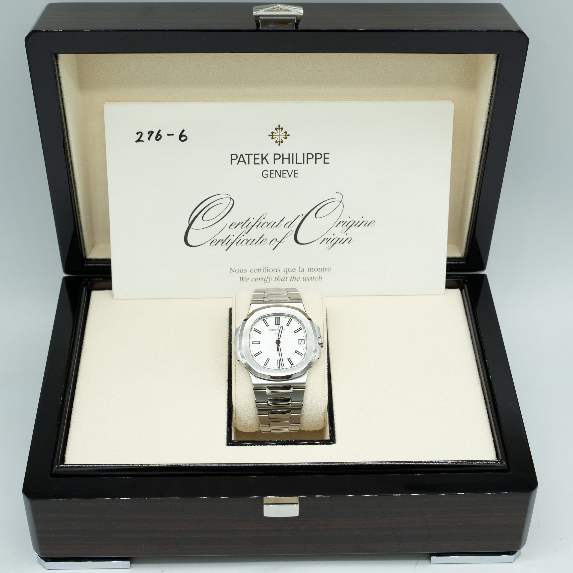 Patek Philippe Nautilus 5711/1A-011 White Dial 2012 Box & Papers