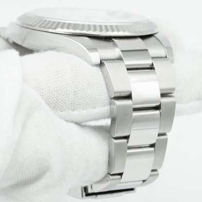 Rolex Datejust White Dial 126334 Fluted Bezel Oyster Bracelet 41MM