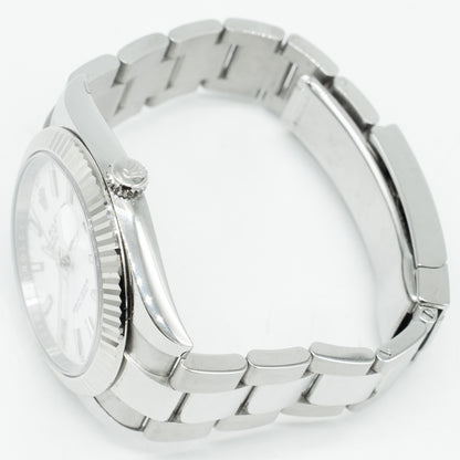 Rolex Datejust White Dial 126334 Fluted Bezel Oyster Bracelet 41MM