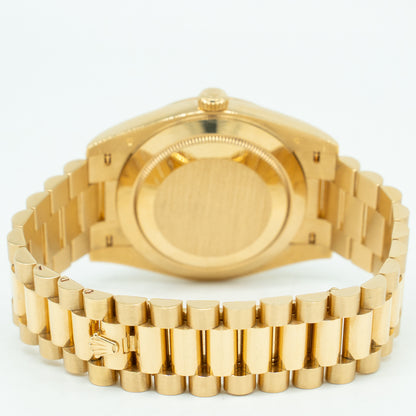 Rolex Day-Date 228238 President Champagne Solid 18k Yellow Gold
