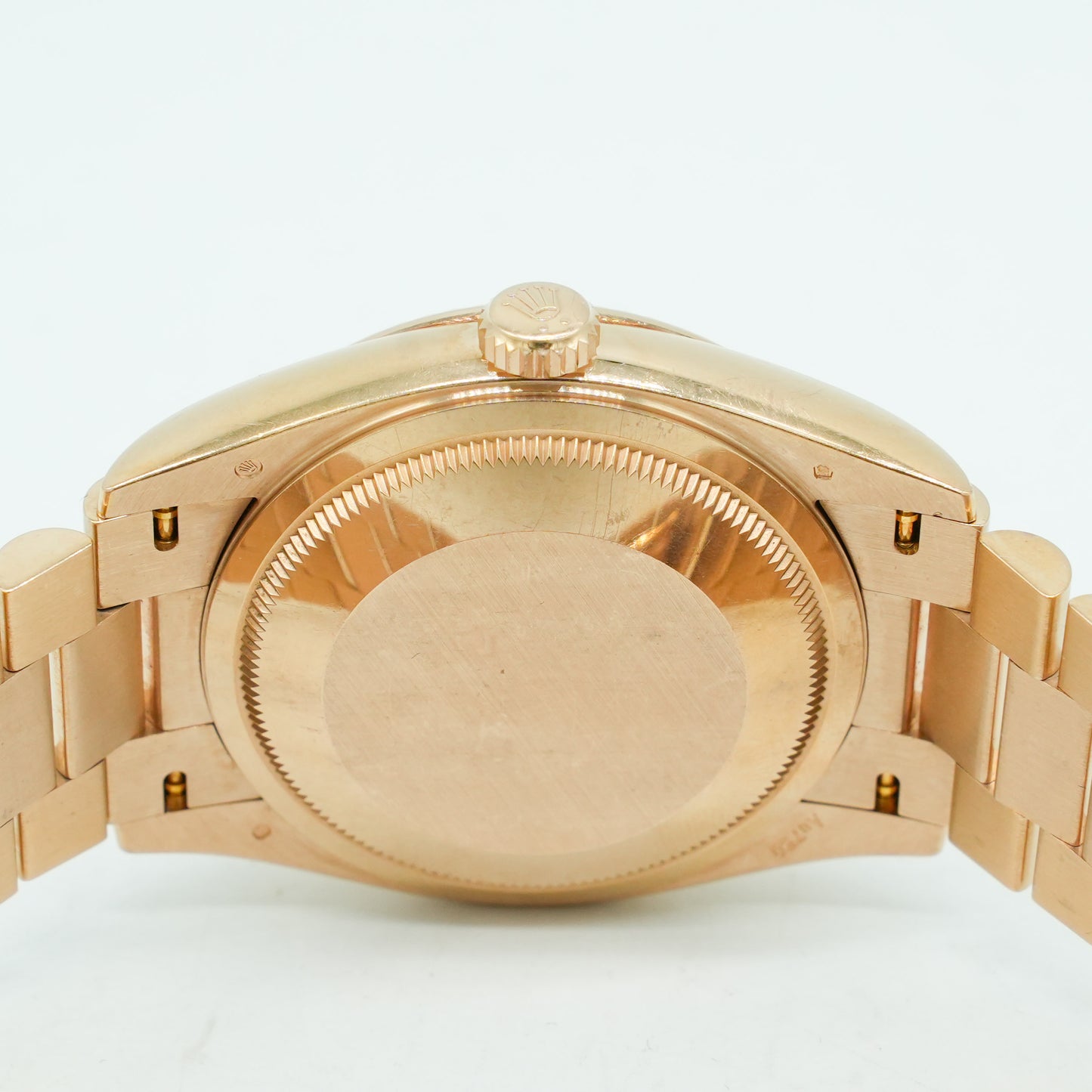 Rolex Day-Date 36mm 128235 Rose Gold President Rose Diamond Dial