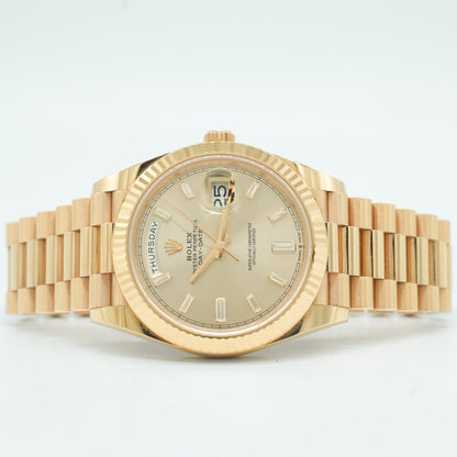 Rolex Day Date 40mm Sundust Dial 228235