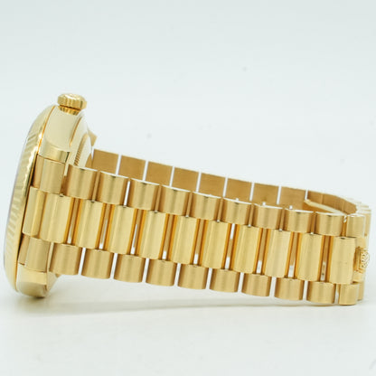 Rolex Day-Date 40 President 228238 Black Stick Yellow Gold