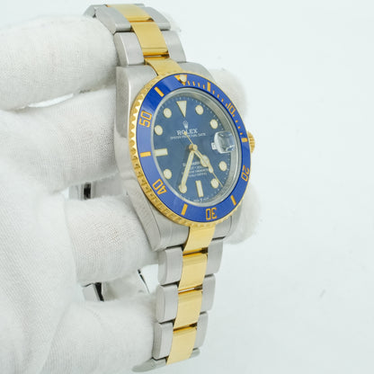Rolex Submariner Date 18k Yellow Gold/Steel Ceramic Blue 41mm 126613lb