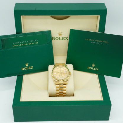 Rolex Day-Date 36mm 118238 Yellow Shell Computer/Diamond