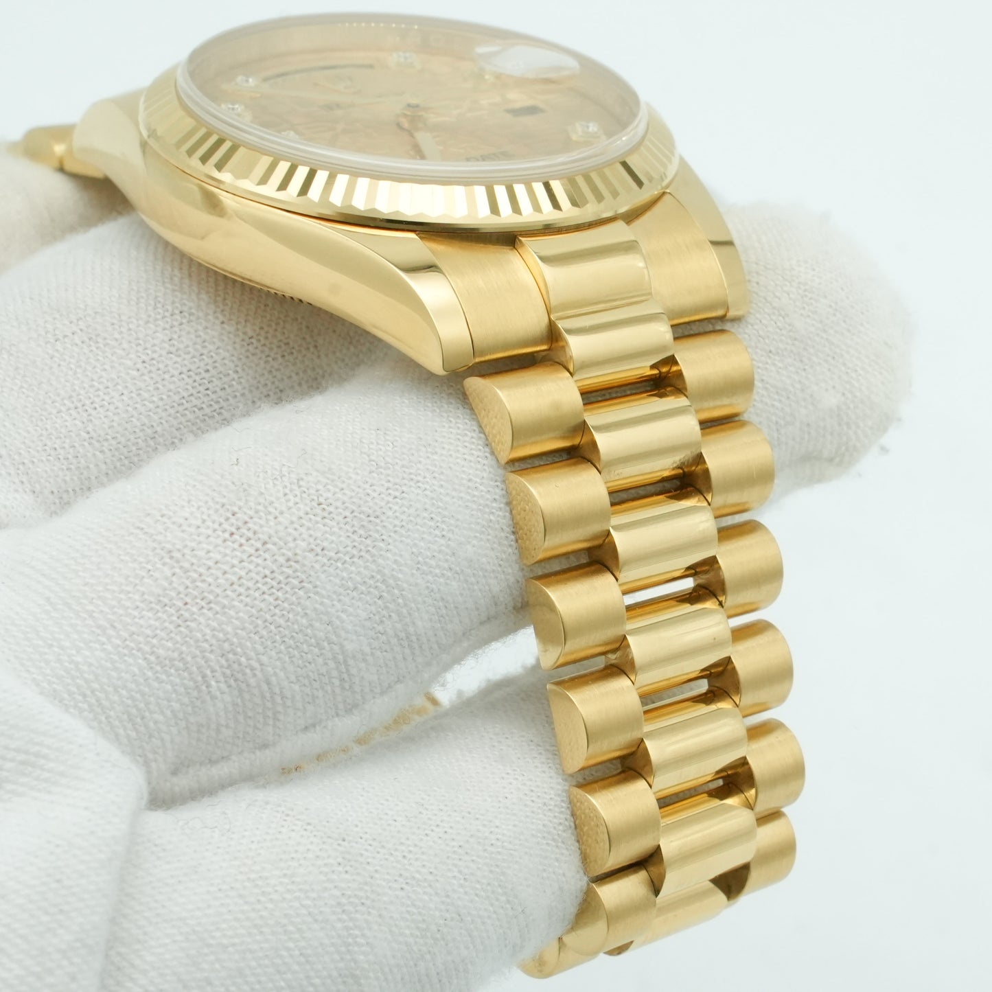 Rolex Day-Date 36mm 118238 Yellow Shell Computer/Diamond