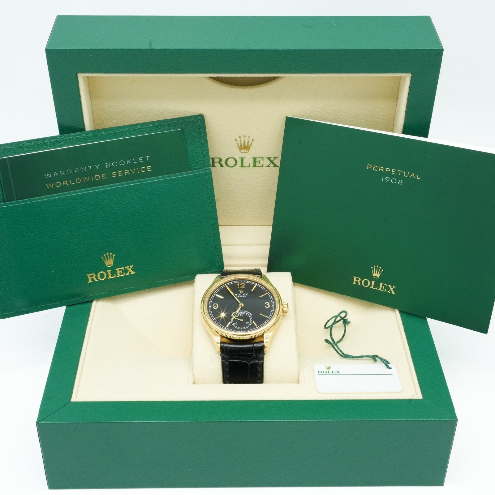 Rolex Perpetual 1908 39mm 52508 Black Dial