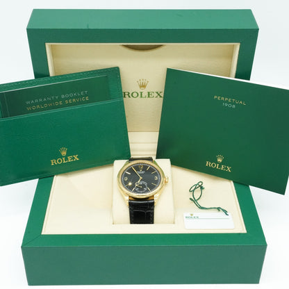 Rolex Perpetual 1908 39mm 52508 Black Dial