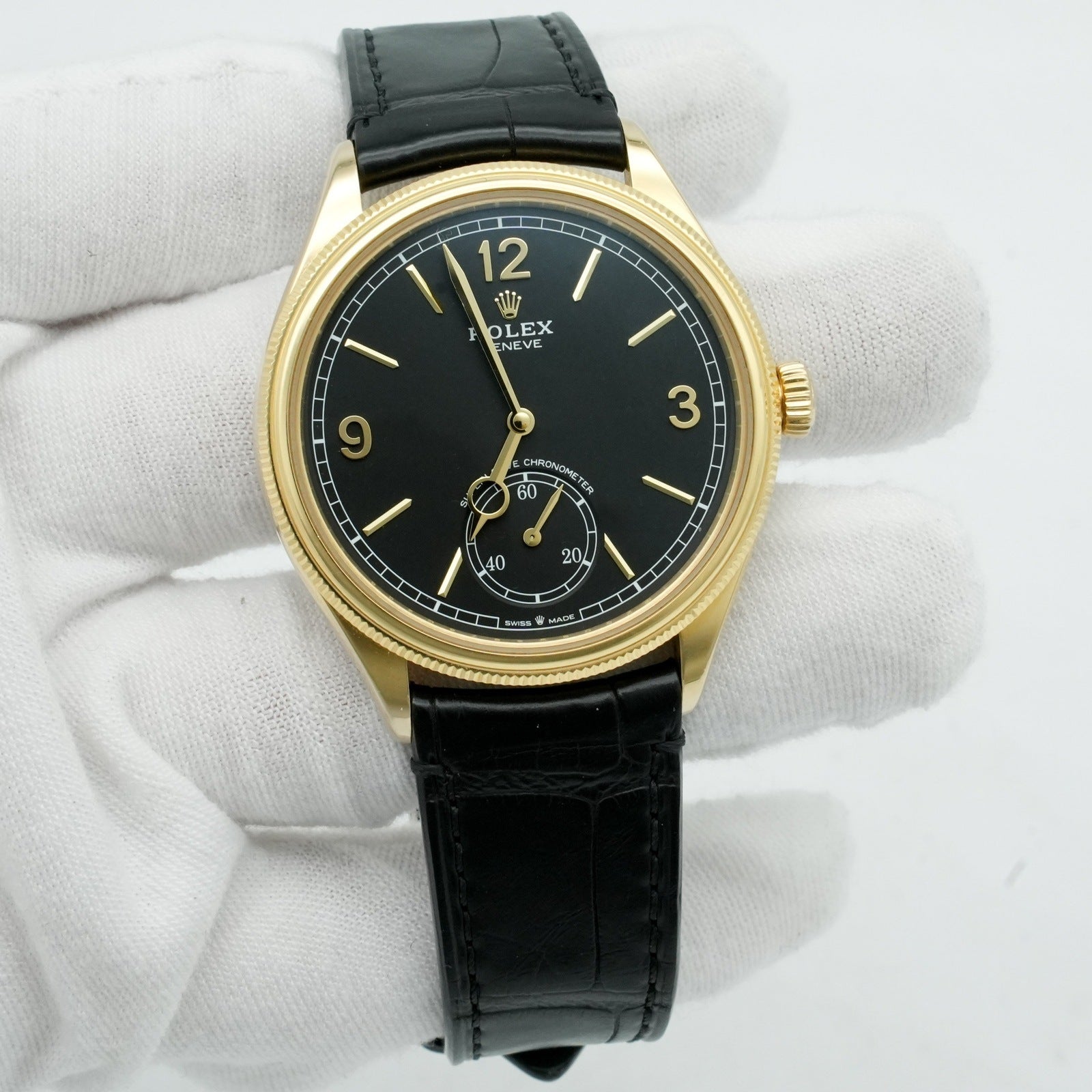 Rolex Perpetual 1908 39mm 52508 Black Dial