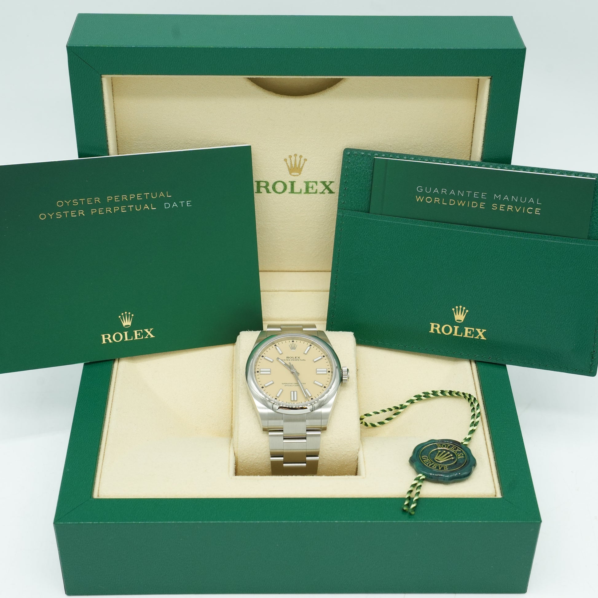 Rolex Oyster Perpetual 41mm 134300 Steel Beige Dial