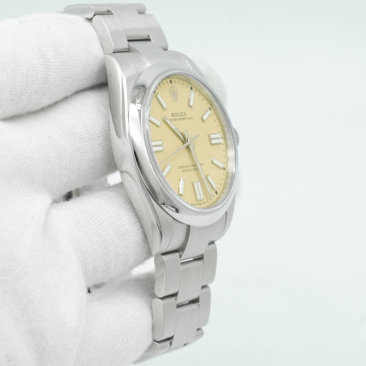 Rolex Oyster Perpetual 41mm 134300 Steel Beige Dial
