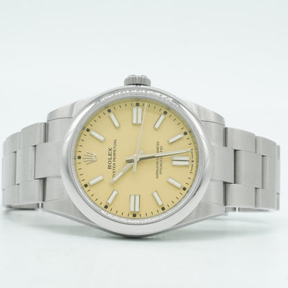Rolex Oyster Perpetual 41mm 134300 Steel Beige Dial